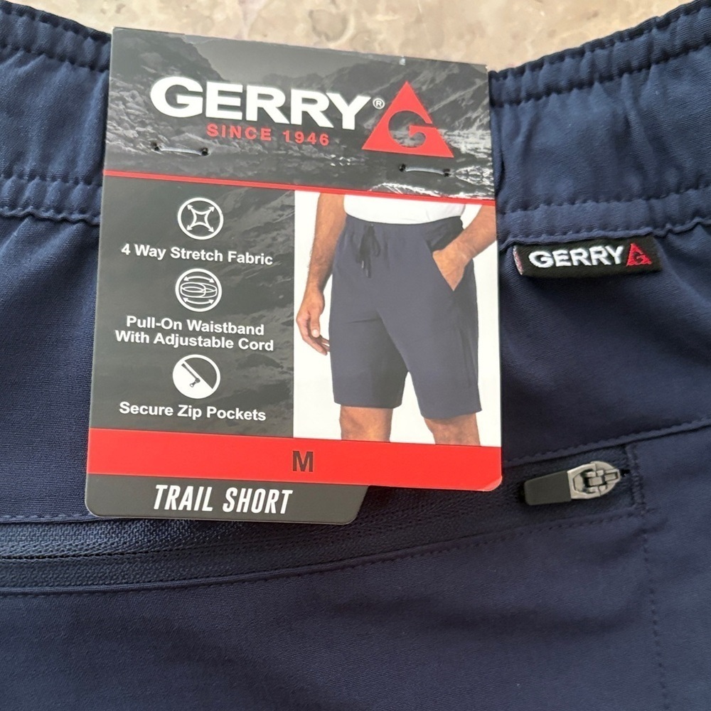 Gerry trail Men's lNavy Shorts - Picture 3 of 4